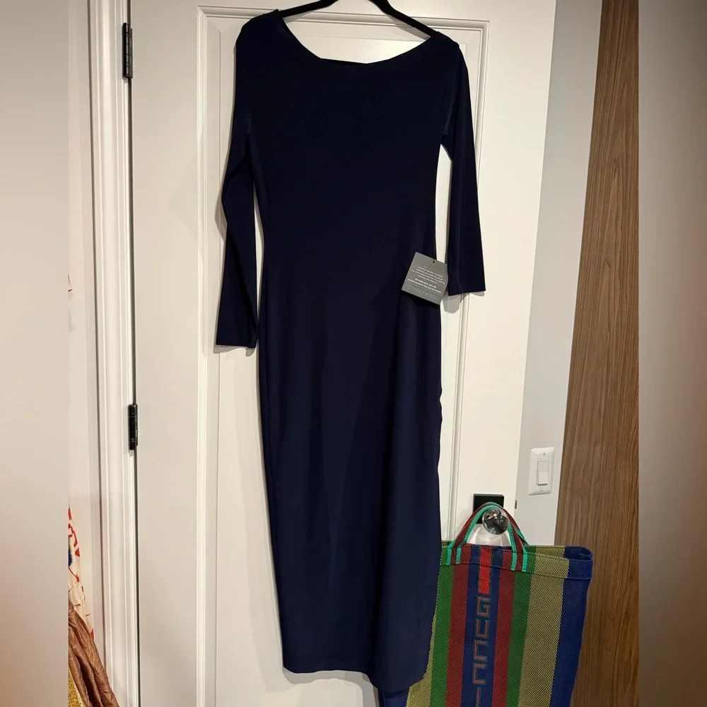 Norma Kamali Off the Shoulder Dress - Picture 4 of 7